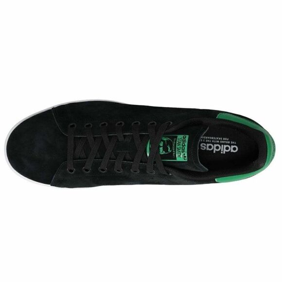 NEW adidas Stan Smith Adv Black Suede Green Trim Mens 7, Womens 8 US 40 EUR - Picture 4 of 8